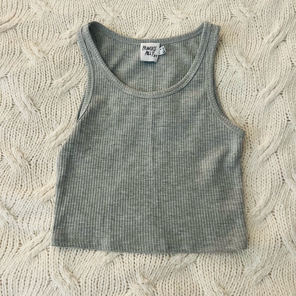 Princess Polly Waffle Tank Top